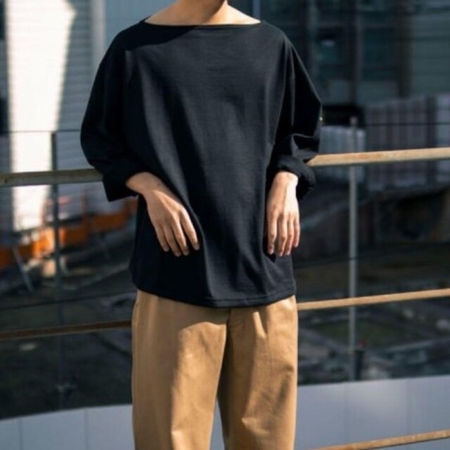 COMOLI(コモリ)のoutil ウティ バスクシャツ カットソー メンズのトップス(Tシャツ/カットソー(七分/長袖))の商品写真