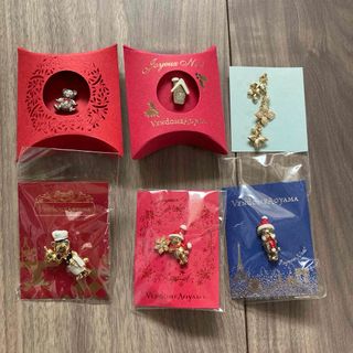 ヴァンドームアオヤマ(Vendome Aoyama)のヴァンドーム青山　ピンバッチ　ノベルティ　6個セット(ブローチ/コサージュ)