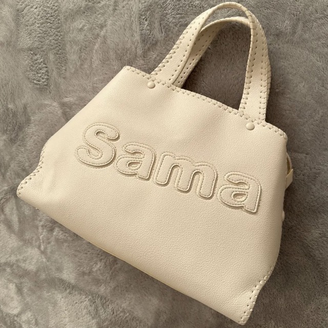 【美品】Samantha Thavasa トートバッグ ステッチ 2way ロゴ