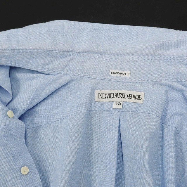 INDIVIDUALIZED SHIRTS(インディヴィジュアライズドシャツ)の【中古】インディビジュアライズドシャツ INDIVIDUALIZED SHIRTS オックスフォードコットン ボタンダウンシャツ【サイズ15-32】【メンズ】 メンズのトップス(シャツ)の商品写真