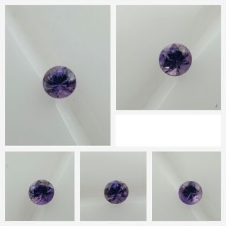 R0323-2)『2.3mm』非加熱バイオレットサファイア 0.064ct の通販 by ...