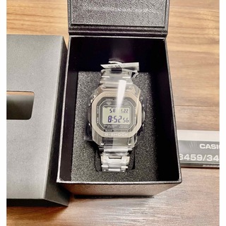 ジーショック(G-SHOCK)の【新品】G-SHOCK GMW-B5000D-1JF フルメタル シルバー(腕時計(デジタル))