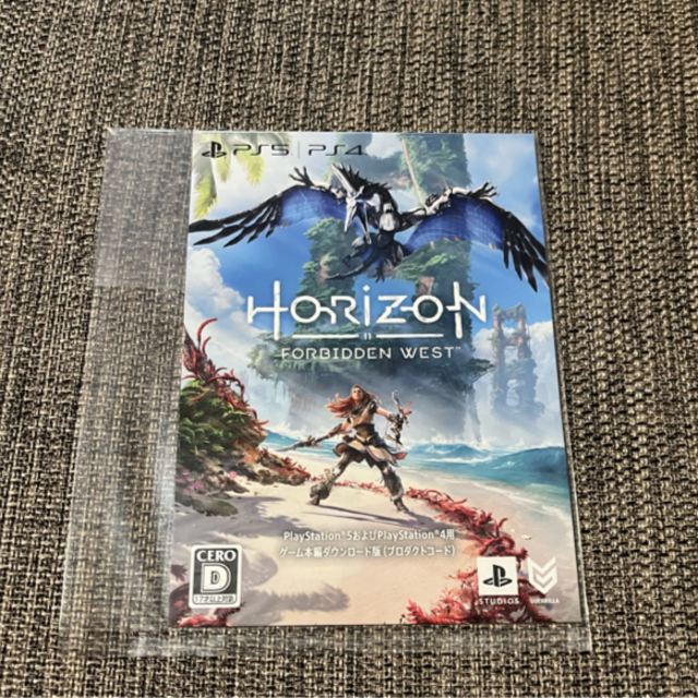 PS5 Horizon Forbidden West プロダクトコードホライゾン エンタメ/ホビーのゲームソフト/ゲーム機本体(家庭用ゲームソフト)の商品写真