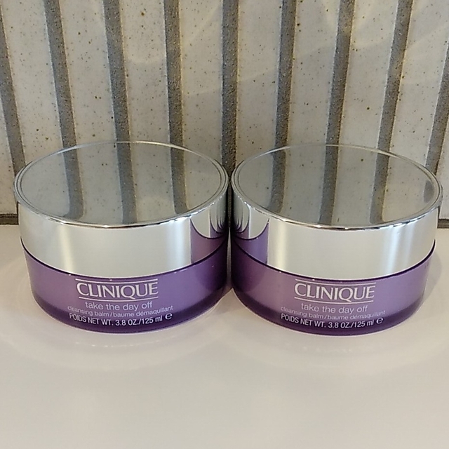 クリニークCLINIQUE テイクザデイオフクレンジングバーム 125ml×2個