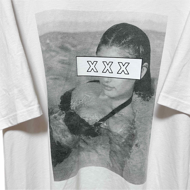 希少★GOD SELECTION XXX セクシーガールプリント Tシャツ