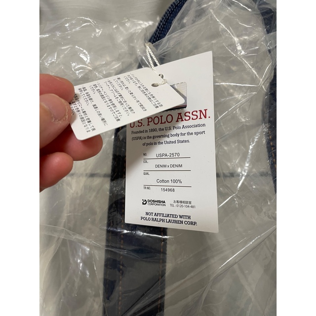 U.S. POLO ASSN.(ユーエスポロアッスン)のユーエスポロアッスン トートバッグ ネイビー レディースのバッグ(トートバッグ)の商品写真