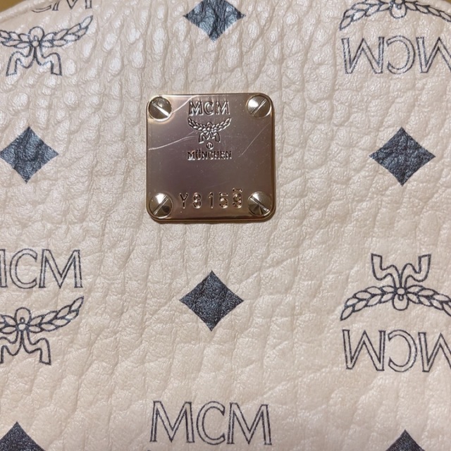 MCM - MCM リュック スモールサイズ small リュック ベージュ 金具