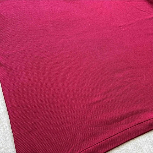 LACOSTE(ラコステ)の新品　Lacoste ラコステ　エンジ　ポロシャツ　2XL バーガンディー　赤 メンズのトップス(ポロシャツ)の商品写真
