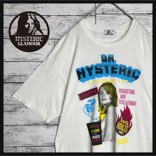 HYSTERIC GLAMOUR(ヒステリックグラマー)の【人気デザイン】ヒステリックグラマー☆ヒスガール　定番カラーtシャツ 入手困難 メンズのトップス(Tシャツ/カットソー(半袖/袖なし))の商品写真