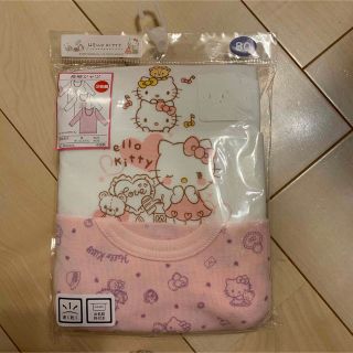 ハローキティ(ハローキティ)の⭐︎新品　ハローキティ　キティ　肌着　サンリオ　長袖　3枚セット　綿(肌着/下着)