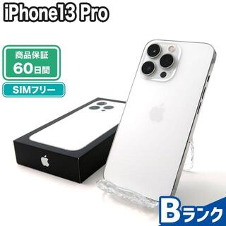 アイフォーン(iPhone)のiPhone13 Pro 256GB シルバー SIMフリー 中古 Bランク 本体【ReYuuストア（リユーストア）】(スマートフォン本体)
