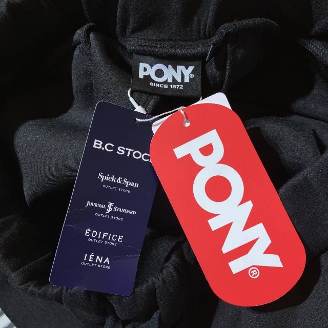 PONY ポニー スウェット パンツ M ブラック 3