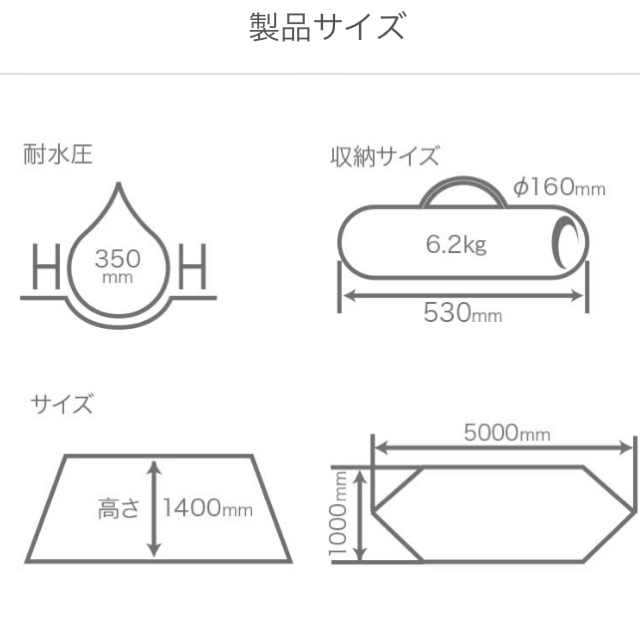 カベテント 未使用 DOD 廃盤品 値下げ グレー | tradexautomotive.com