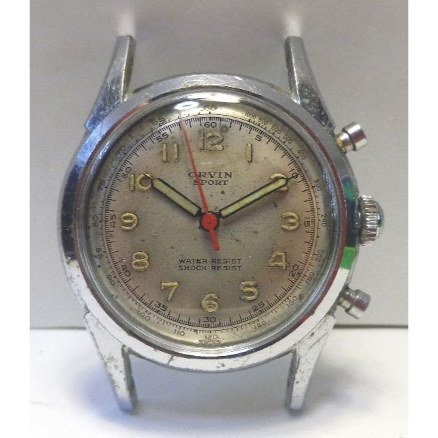 40'SWISS ORVIN 60SEC-クロノグラフ日常使用可 | www.causus.be