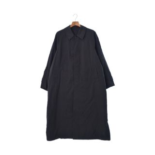 スティーブンアラン(steven alan)のsteven alan スティーブンアラン ステンカラーコート L 黒 【古着】【中古】(ステンカラーコート)