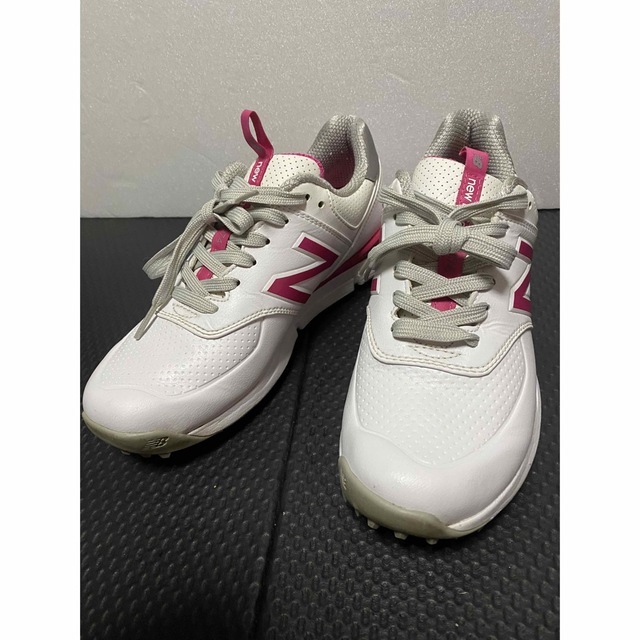 New Balance - ニューバランス ピンク レディース ゴルフシューズ 22.5