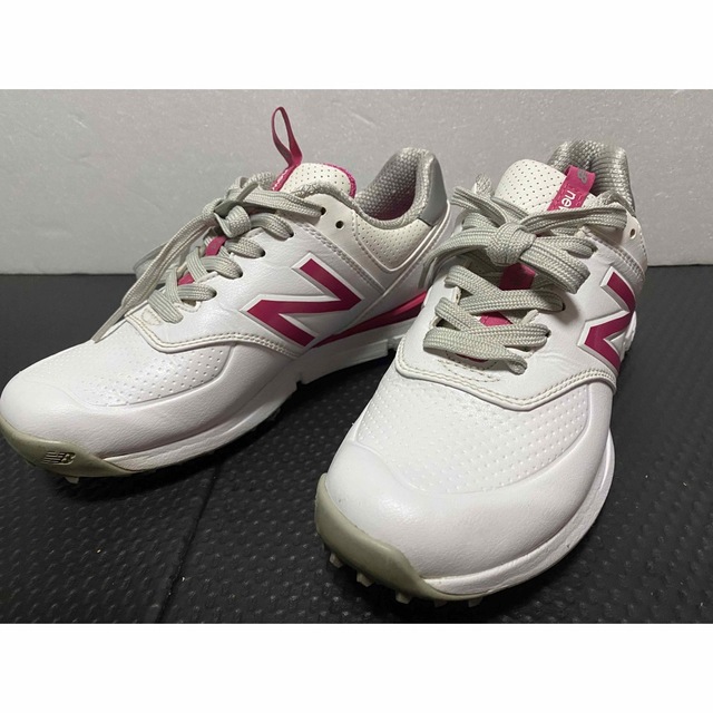 New Balance - ニューバランス ピンク レディース ゴルフシューズ 22.5