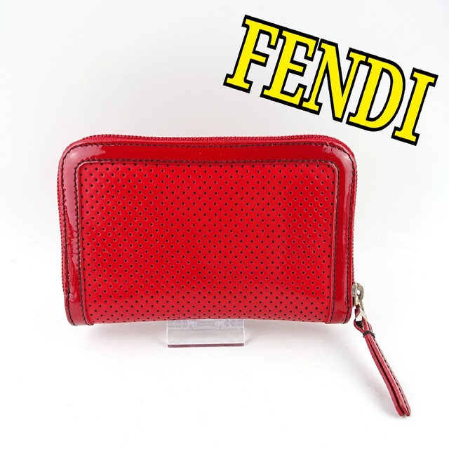 【未使用品】FENDI フェンディ コインカードケース　ネイビー