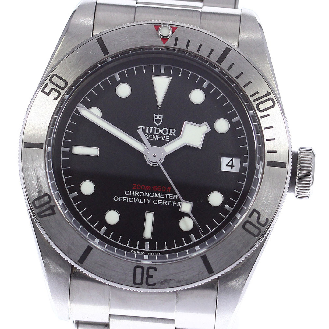 チュードル TUDOR 79730 ブラックベイ スチール デイト 自動巻き メンズ 良品 箱・保証書付き_742765