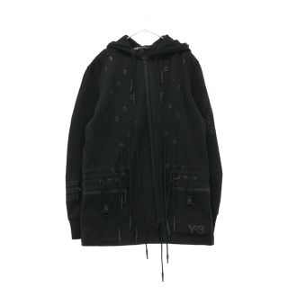 Y-3 ワイスリー 21SS CLASSIC R WOOL HD WINDBREAKER ウールハイネックジップアップパーカー ブラック HB3412