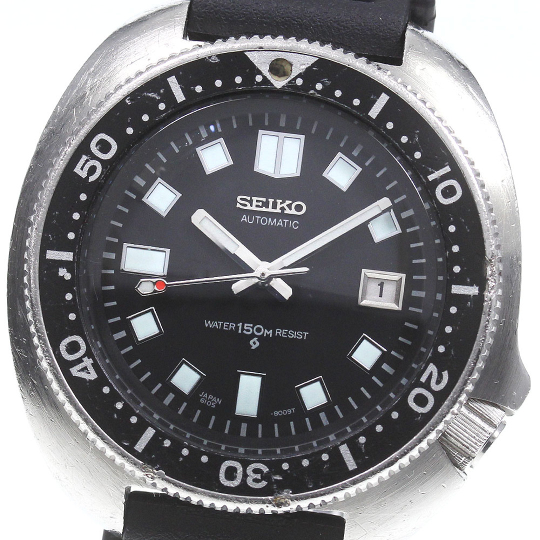 セイコー SEIKO 6105-8110 セカンドダイバー デイト 自動巻き メンズ _743875【ev15】