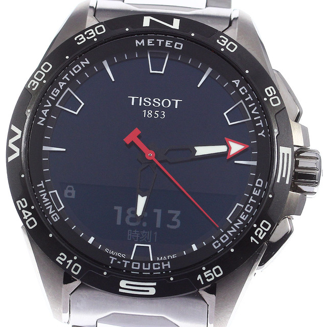 ティソ TISSOT T1214204405100 Tタッチ 多機能 クォーツ レディース 極美品 箱・保証書付き_743168