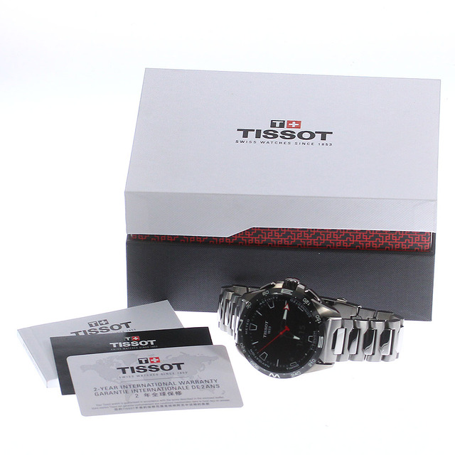 ティソ TISSOT T1214204405100 Tタッチ 多機能 クォーツ レディース 極美品 箱・保証書付き_743168