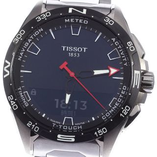 ティソ(TISSOT)のティソ TISSOT T1214204405100 Tタッチ 多機能 クォーツ レディース 極美品 箱・保証書付き_743168(腕時計)