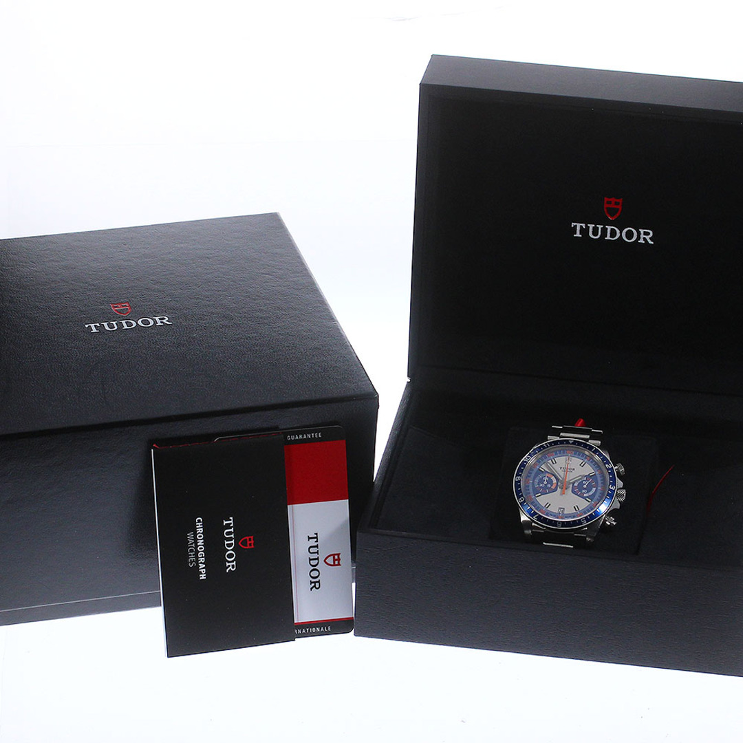 Tudor(チュードル)のチュードル TUDOR 70330B ヘリテージ クロノ クロノグラフ 自動巻き メンズ 箱・保証書付き_742467 メンズの時計(腕時計(アナログ))の商品写真