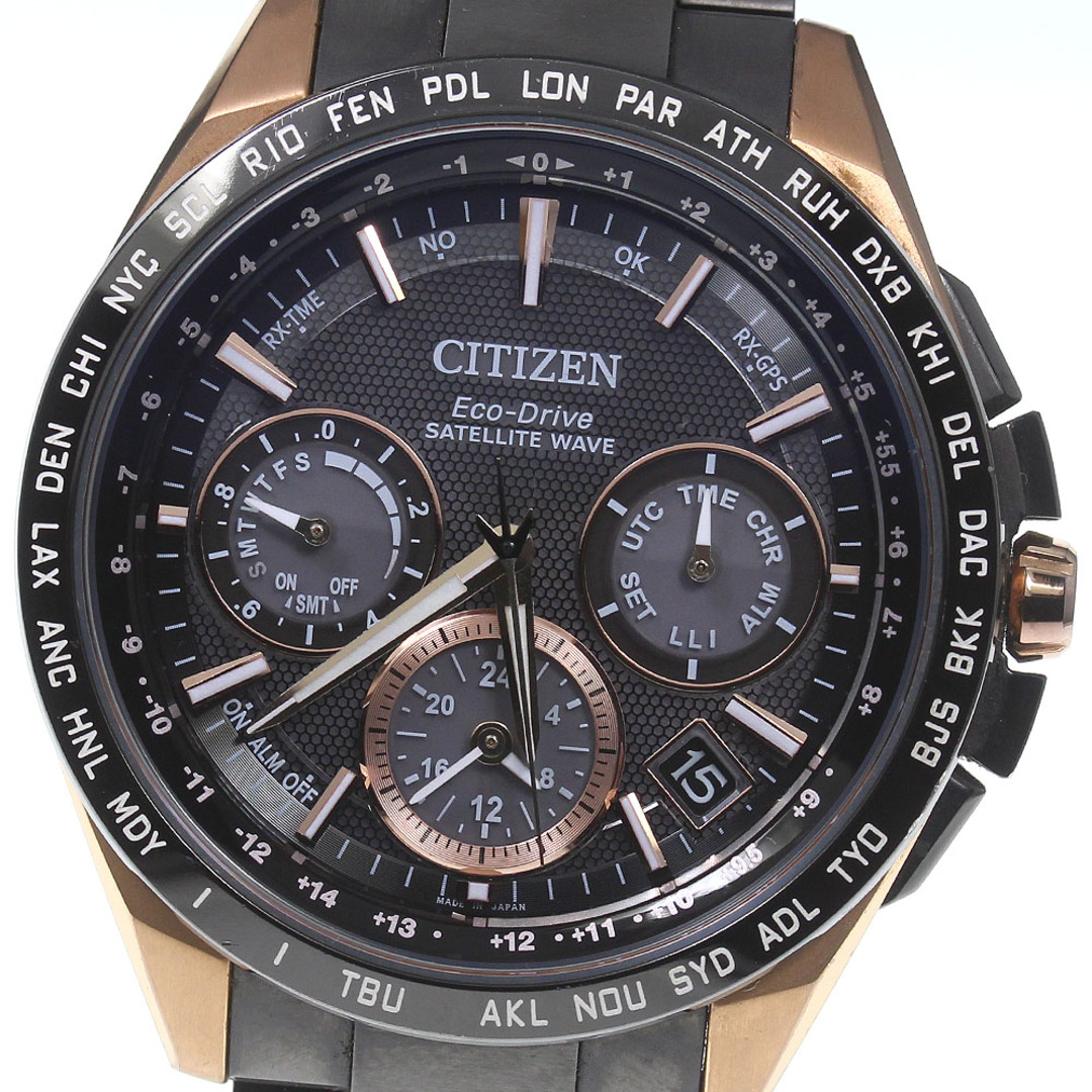 【新品】シチズン サテライトウェーブ 電波ソーラー CITIZEN メンズ腕時計