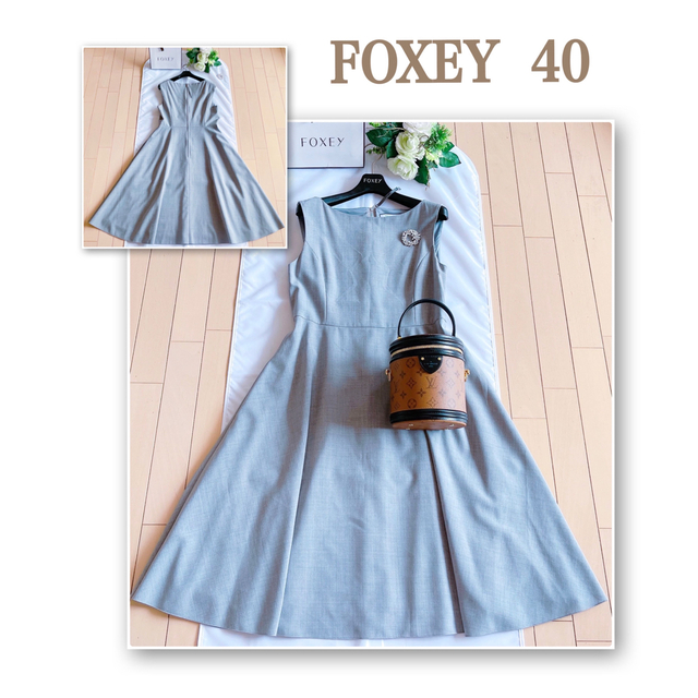 FOXEY 2020年フレアワンピース40極美品　Reneワンピース