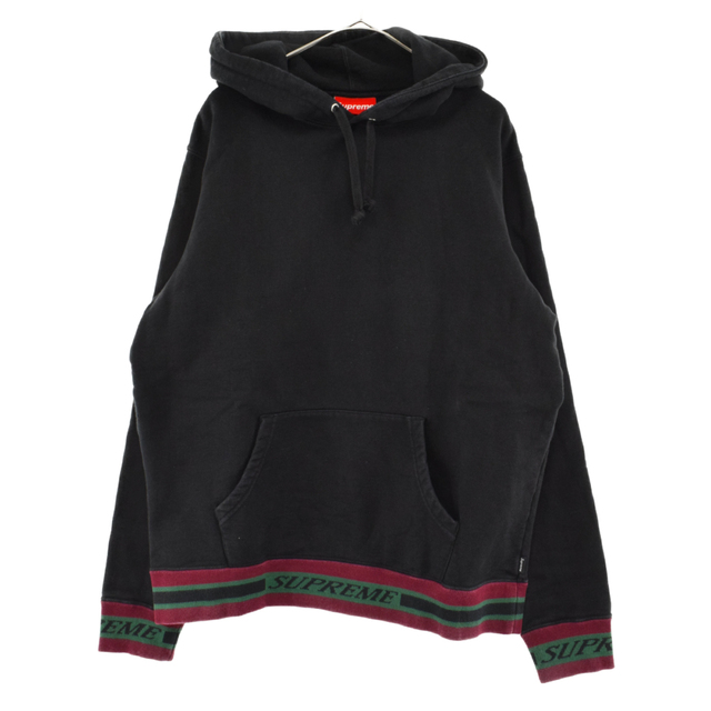 SUPREME シュプリーム 18AW Striped Rib Hooded Sweatshirt ストライプ