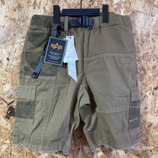 アルファインダストリーズ(ALPHA INDUSTRIES)のAlpha Industries カーゴ ショート パンツ S M ベージュ(ショートパンツ)