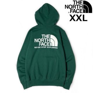 ザノースフェイス(THE NORTH FACE)のノースフェイス THROWBACK パーカー US限定(XXL)緑 181130(パーカー)