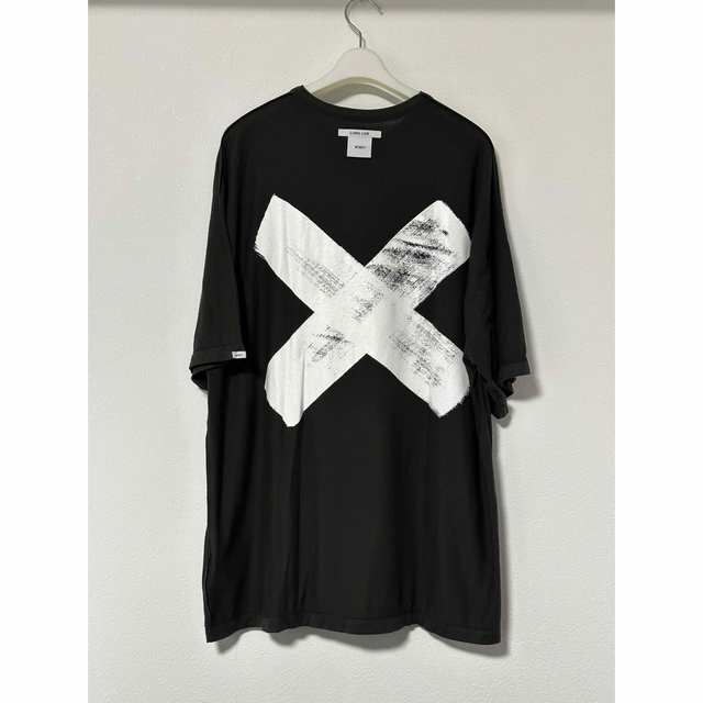 W)taps(ダブルタップス)のWTAPS CROSS SS TEE COTTON サイズ04 XL ブラック メンズのトップス(Tシャツ/カットソー(半袖/袖なし))の商品写真