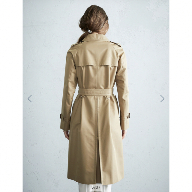 AQUA SCUTUM(アクアスキュータム)のアクアスキュータム　BASIC TRENCH COAT LONG ベージュ 8 レディースのジャケット/アウター(トレンチコート)の商品写真