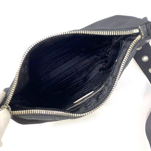 PRADA - プラダ ショルダーバッグ ブラック シルバー ポコノの通販 by