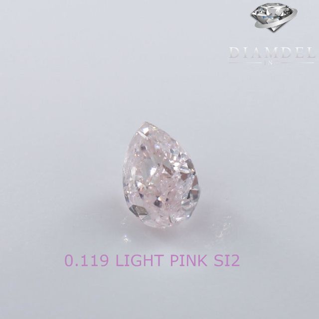 PEARクラリティピンクダイヤモンドルース/ LIGHT PINK/ 0.119 ct.