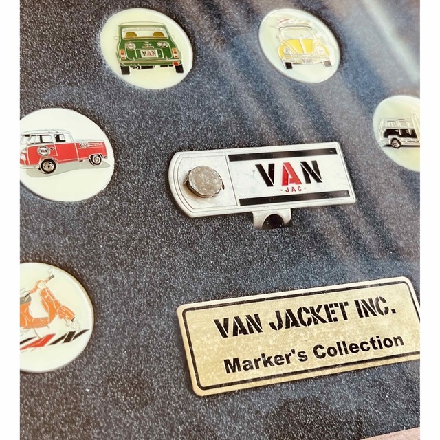 VAN JACKETゴルフ、マーカーコレクション6点セット額装大変貴重！ - その他