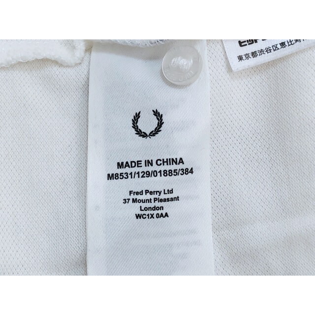 FRED PERRY(フレッドペリー)のFRED PERRY（フリッドペリー）M8531　Pocket Detail T-Shirt　ポケットTシャツ　【中古】【007】 メンズのトップス(Tシャツ/カットソー(半袖/袖なし))の商品写真