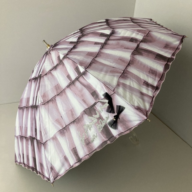 新品⭐️ ランバン オンブルー 日傘 雨傘 パラソル 晴雨兼用傘 レースリボンルゥ傘