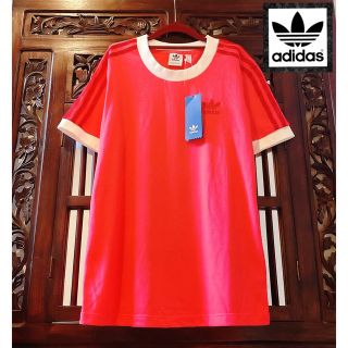 アディダス(adidas)のアディダス オリジナルス 新品 ネオンピンク Tシャツ ジャージ タンクトップ (Tシャツ/カットソー(半袖/袖なし))