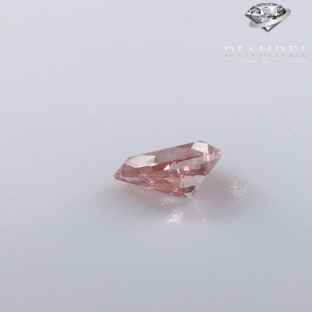 ピンクダイヤモンドルース/ F.D.ORANGY PINK/ 0.126 ct.