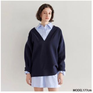 SeaRoomlynn - Vカットcottonルーズニットの通販 by Ry's shop｜シー ...