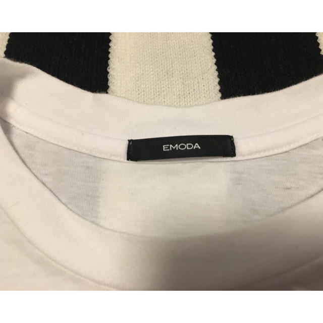 EMODA(エモダ)のエモダ Tシャツ2点セット レディースのトップス(Tシャツ(半袖/袖なし))の商品写真