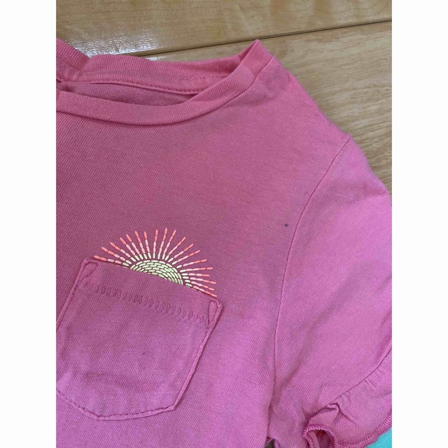 ZARA KIDS(ザラキッズ)の女の子用　Tシャツ2枚セット　ZARA GAP 110㎝ キッズ/ベビー/マタニティのキッズ服女の子用(90cm~)(Tシャツ/カットソー)の商品写真