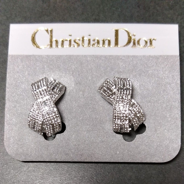 Christian Dior クリスチャンディオール シルバーカラー イヤリング