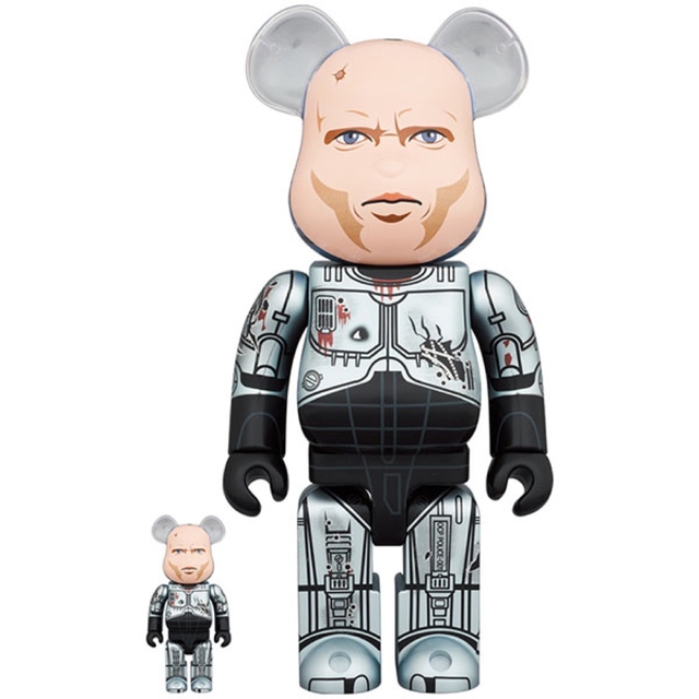 BE@RBRICK ROBOCOP MURPHY HEAD 100％ & 400