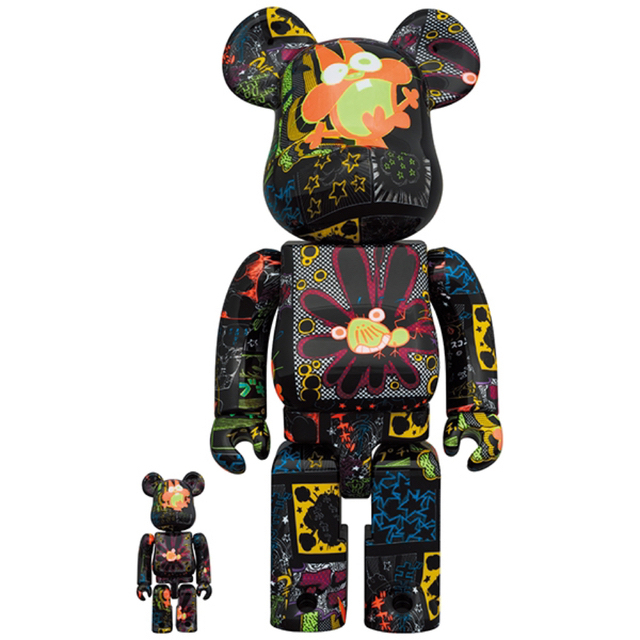 10100％amp400％BE@RBRICK ニューアカツカ ニャロメ＆べし 100% & 400%