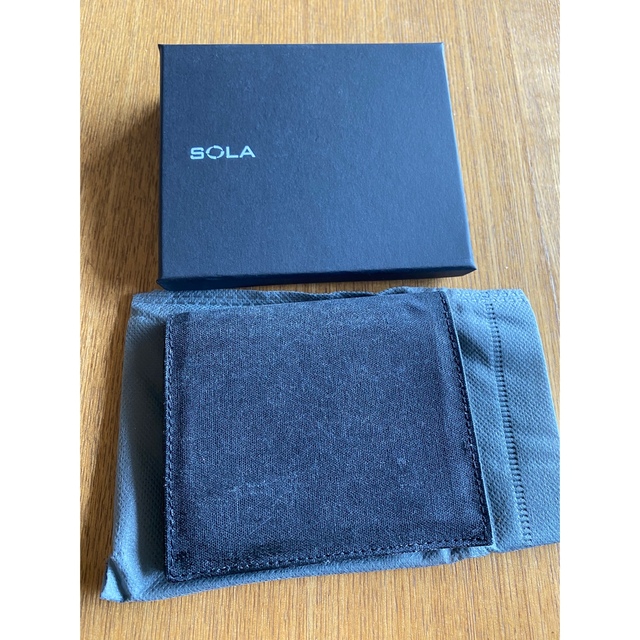 tenuis3  ブラック　SOLAHANPU メンズのファッション小物(折り財布)の商品写真